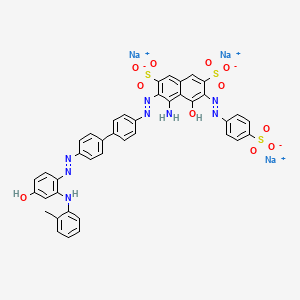 molecular formula C41H29N8Na3O11S3 B1436670 C.I. 酸性黑 94 CAS No. 6358-80-1