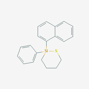 2-(Naphthalen-1-yl)-2-phenyl-1,2-thiasilinane