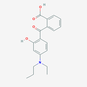 2-{4-[Ethyl(propyl)amino]-2-hydroxybenzoyl}benzoic acid