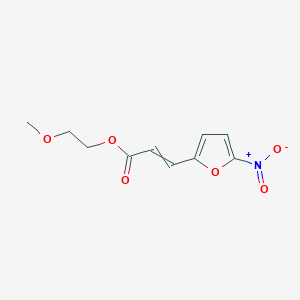 2-Methoxyethyl 3-(5-nitrofuran-2-YL)prop-2-enoate