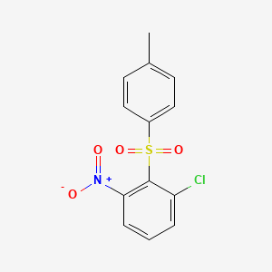 1-Chloro-2-(4-methylbenzene-1-sulfonyl)-3-nitrobenzene