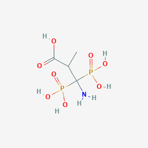 3-Amino-2-methyl-3,3-diphosphonopropanoic acid