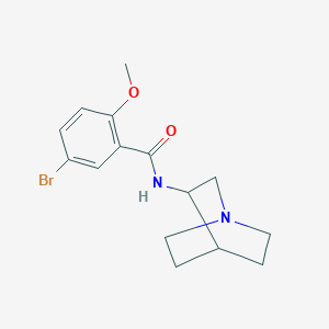 Benzamide, N-1-azabicyclo[2.2.2]oct-3-yl-5-bromo-2-methoxy-