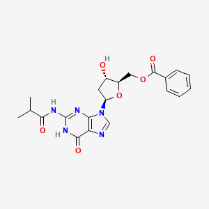 molecular formula C21H23N5O6 B1436687 N-Isobutyryl-5'-O-benzoyl-2'-deoxyguanosine CAS No. 173271-18-6