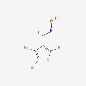 N-[(2,4,5-Tribromothiophen-3-yl)methylidene]hydroxylamine