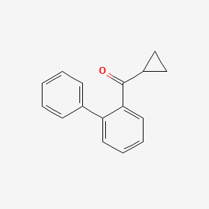 ([1,1'-Biphenyl]-2-yl)(cyclopropyl)methanone