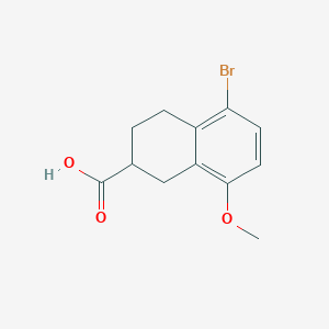 5-Bromo-8-methoxy-1,2,3,4-tetrahydro-2-naphthalenecarboxylic acid