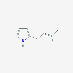 2-(3-Methylbut-2-en-1-yl)-1H-pyrrole