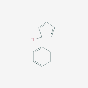 molecular formula C11H9Tl B14366972 (1-Phenylcyclopenta-2,4-dien-1-yl)-lambda~1~-thallane CAS No. 90510-42-2