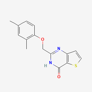 B1436712 2-[(2,4-dimethylphenoxy)methyl]-3H,4H-thieno[3,2-d]pyrimidin-4-one CAS No. 1455245-47-2