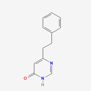 B1436718 6-(2-Phenylethyl)-pyrimidin-4-ol CAS No. 1258306-09-0