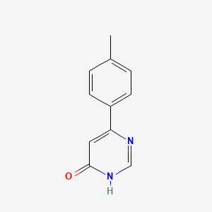 molecular formula C11H10N2O B1436727 6-(4-甲基苯基)嘧啶-4-醇 CAS No. 896938-88-8