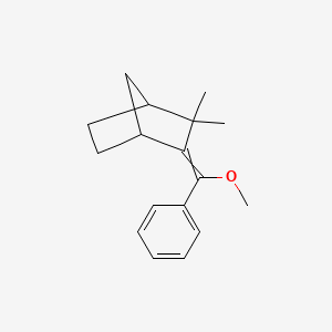 3-[Methoxy(phenyl)methylidene]-2,2-dimethylbicyclo[2.2.1]heptane