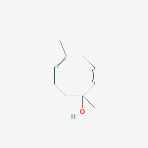 molecular formula C10H16O B14367280 1,5-Dimethylcycloocta-2,5-dien-1-ol CAS No. 91187-08-5