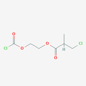 2-[(Chlorocarbonyl)oxy]ethyl 3-chloro-2-methylpropanoate