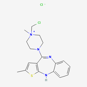 molecular formula C18H22Cl2N4S B1436734 氯甲基奥氮平氯化物 CAS No. 719300-59-1