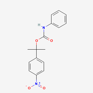 2-(4-Nitrophenyl)propan-2-yl phenylcarbamate