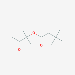 2-Methyl-3-oxobutan-2-yl 3,3-dimethylbutanoate