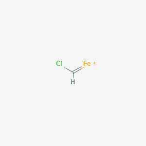 (Chloromethylidene)iron(1+)