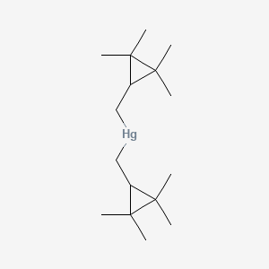 Bis[(2,2,3,3-tetramethylcyclopropyl)methyl]mercury