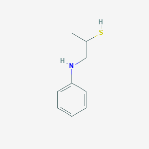 2-Propanethiol, 1-(phenylamino)-