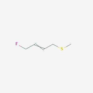 1-Fluoro-4-(methylsulfanyl)but-2-ene