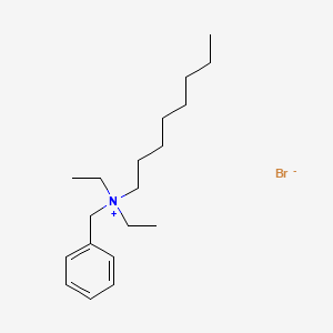 molecular formula C19H34BrN B14367458 N-Benzyl-N,N-diethyloctan-1-aminium bromide CAS No. 90105-70-7