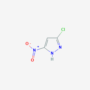 molecular formula C3H2ClN3O2 B1436746 3-氯-5-硝基-1H-吡唑 CAS No. 1369959-12-5