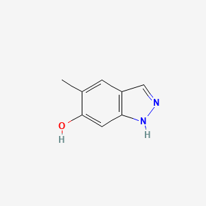 molecular formula C8H8N2O B1436748 5-甲基-1H-吲唑-6-醇 CAS No. 1082042-15-6