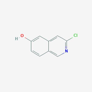 molecular formula C9H6ClNO B1436754 3-氯异喹啉-6-醇 CAS No. 1374652-53-5