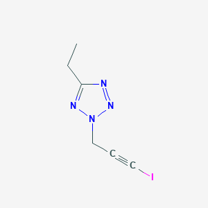 5-Ethyl-2-(3-iodoprop-2-yn-1-yl)-2H-tetrazole