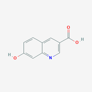 molecular formula C10H7NO3 B1436762 7-羟基喹啉-3-羧酸 CAS No. 659730-27-5