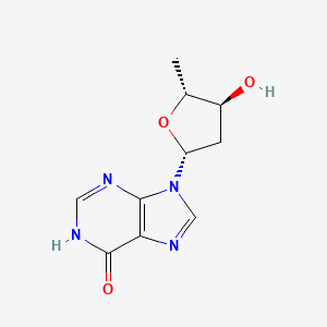 molecular formula C10H12N4O3 B1436766 2',5'-二脱氧肌苷 CAS No. 72448-59-0