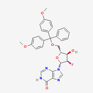 molecular formula C31H29FN4O6 B1436769 5'-O-Dmt-2'-fluoro-2'-deoxyinosine CAS No. 1951424-83-1