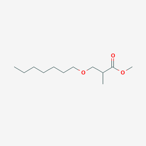 Methyl 3-(heptyloxy)-2-methylpropanoate