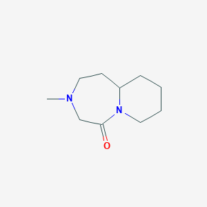 3-Methyloctahydropyrido[1,2-d][1,4]diazepin-5(2h)-one