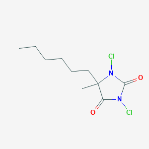 1,3-Dichloro-5-hexyl-5-methylimidazolidine-2,4-dione