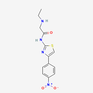 N~2~-Ethyl-N-[4-(4-nitrophenyl)-1,3-thiazol-2-yl]glycinamide