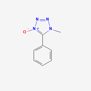 1-Methyl-4-oxo-5-phenyl-1H-1lambda~5~,2,3,4-tetrazole