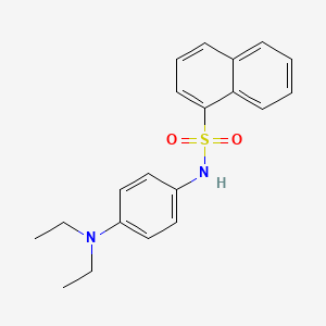 N-[4-(diethylamino)phenyl]naphthalene-1-sulfonamide