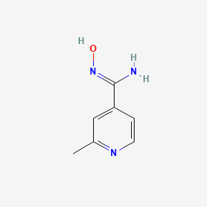 B1436776 N-hydroxy-2-methyl-isonicotinamidine CAS No. 89853-53-2