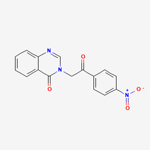 3-(2-(4-Nitrophenyl)-2-oxoethyl)quinazolin-4(3H)-one