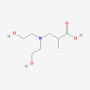 3-[Bis(2-hydroxyethyl)amino]-2-methylpropanoic acid