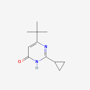 B1436782 6-(Tert-butyl)-2-cyclopropylpyrimidin-4-ol CAS No. 874880-34-9