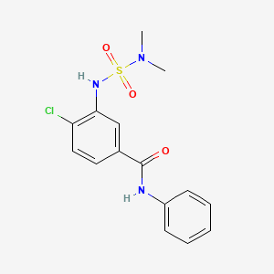 4-Chloro-3-[(dimethylsulfamoyl)amino]-N-phenylbenzamide