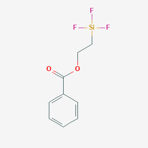 molecular formula C9H9F3O2Si B14367854 2-(Trifluorosilyl)ethyl benzoate CAS No. 92834-21-4