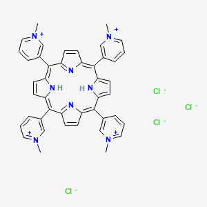 B1436798 meso-Tetra (N-methyl-3-pyridyl) porphine tetrachloride CAS No. 94343-62-1