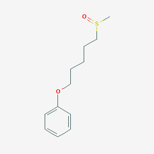 {[5-(Methanesulfinyl)pentyl]oxy}benzene