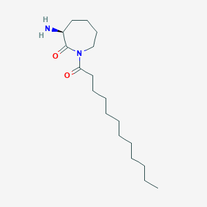 (3S)-3-amino-1-dodecanoylazepan-2-one