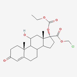 molecular formula C24H33ClO7 B1436804 1,2-二氢洛替泼诺酯 CAS No. 82034-20-6